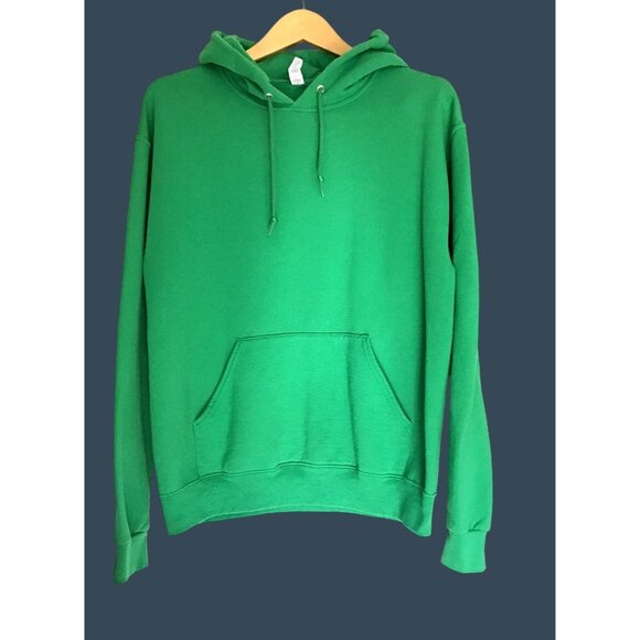 MEN PULLOVER HOODIE LONG SLEEVE FRONT KANGAROO POCKET SWEATSHIRT SIZE MEDIUM - Picture 1 of 6